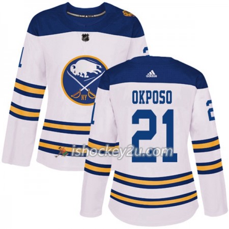 Dame NHL Buffalo Sabres Trøje Kyle Okposo 21 2018 Winter Classic Adidas Hvid Authentic
